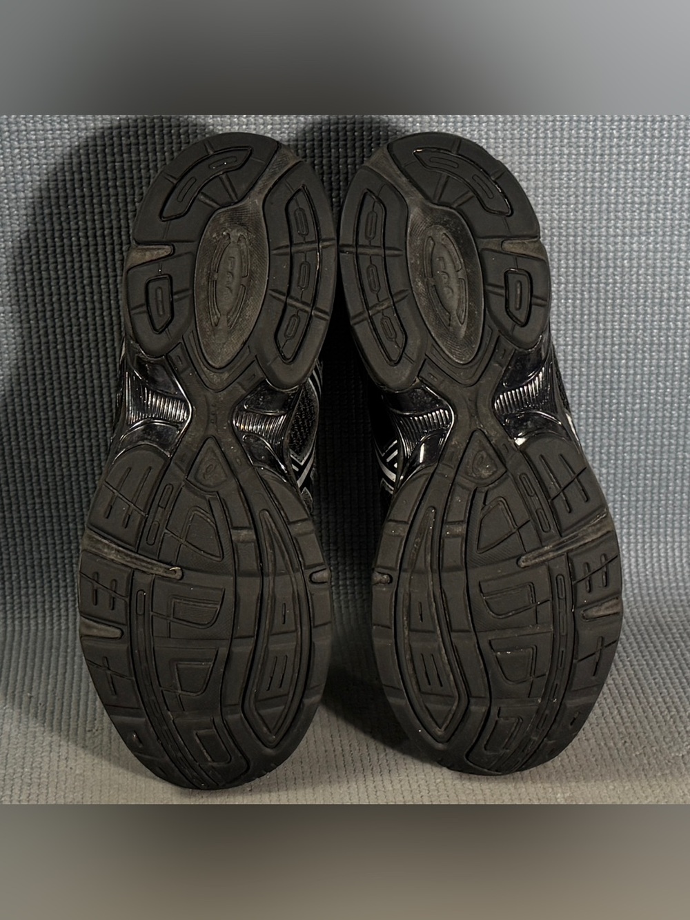 Asics Gel-1130 Black Pure Silver Athletic Shoes 1201A906-001 Men's Size 11.5 - Picture 8 of 9